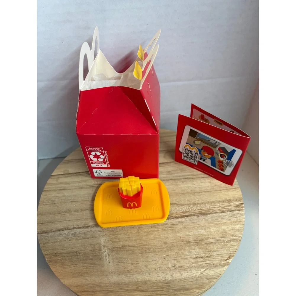 McDonalds Lil McDonalds Happy Meal Toy Set French Fries Tray Box 2025
